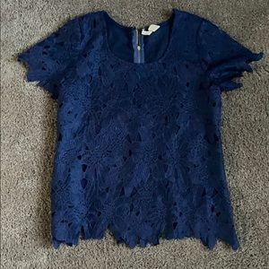 Dressy navy shirt